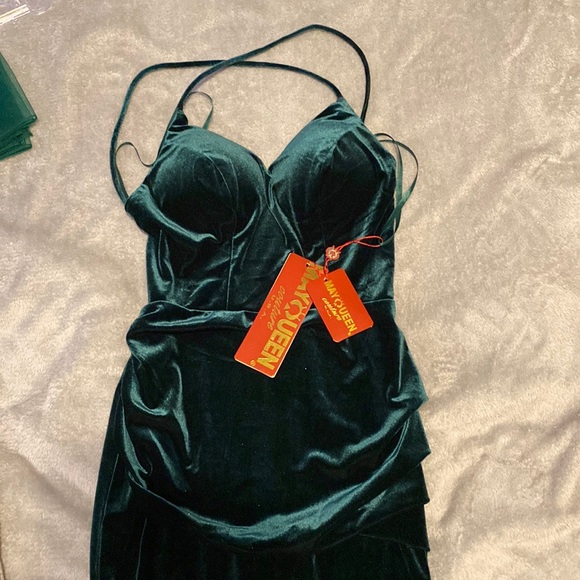 May Queen Dresses & Skirts - Selling my prom dress, it was never worn. Size 4 and the color is velvet green.